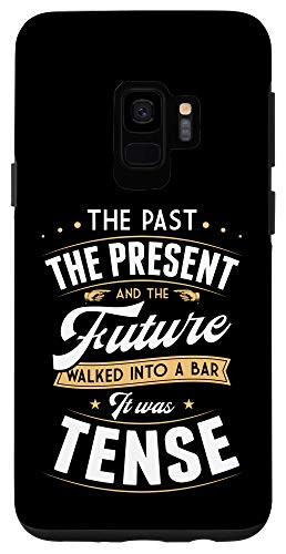 Galaxy S9 The Past The Present And The Future Walked Into a Bar Gift Case