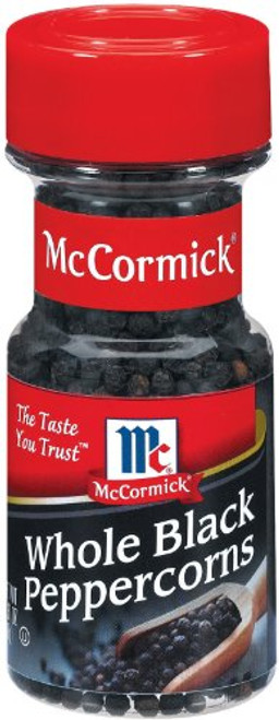 McCormick Whole Black Peppercorns  526881  2.37 oz