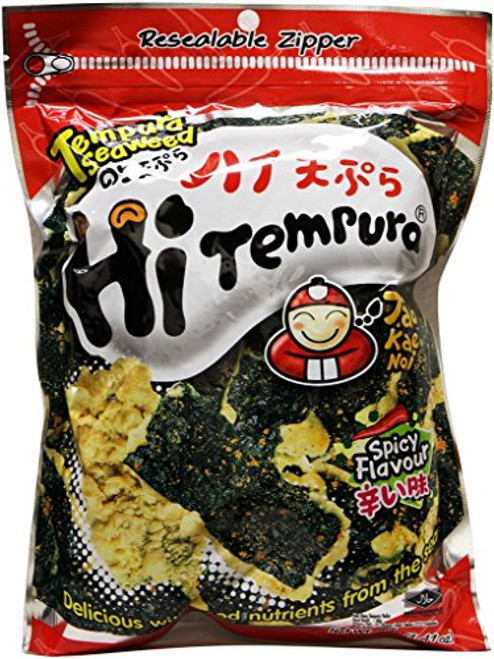 Tao Kae Noi Hi Tempura Seaweed Spicy Flavor 1.41oz x 6packs Tao Kae Noi Hi Tempura Seaweed Spicy Flavor 1.41oz x 6packs
