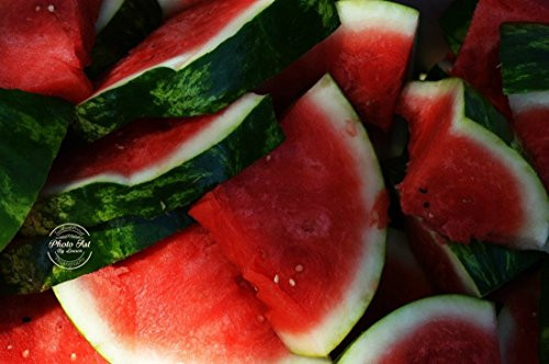81 Juicy Watermelon Slices Signed Photo Print