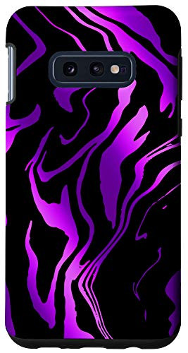 Galaxy S10e Purple Liquid Paint   Artsy Color Pattern   Art Lover Gift Case