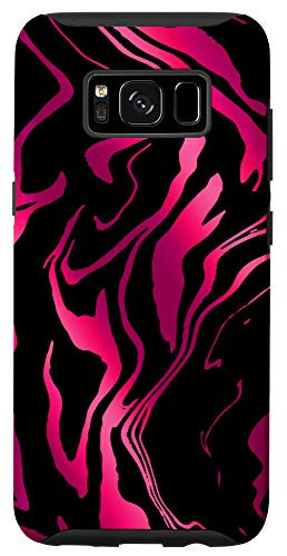 Galaxy S8 Pink Liquid Paint   Artsy Color Pattern   Art Lover Gift Case