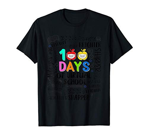 100 Virtual Days of School Remote Learning ELearning T-Shirt