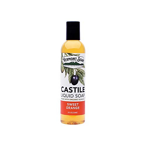 Vermont Soap Organics - Sweet Orange Liquid Aloe Castile Soap 8oz
