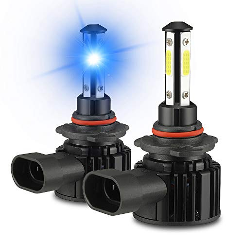 AUTOFACE 9145 9140 9045 H10 LED Fog Light Bulbs Replacement LED Bulb  60W 10000LM 9005 HB3 LED Headlight Bulbs  8000K Ice Blue LED Headlights Bulb  Low Beam LED Headlights Conversion Kit Plug  and  Play