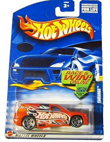 2001 Fandango Blue Book Exclusive Red Collectible Collector Car Mattel Hot Wheels 1 64 Scale by Hot Wheels