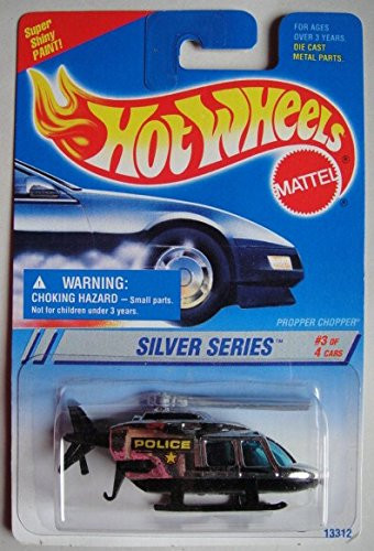 HOT WHEELS SILVER SERIES 3 OF 4 CARS PROPPER CHOPPER