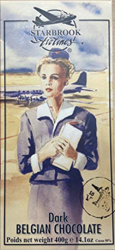 Starbrook Airlines  Extra Large  Giant Belgian Dark Chocolate Bar  400g 14.1oz