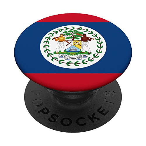 Belize Flag PopSockets PopGrip  Swappable Grip for Phones  and  Tablets