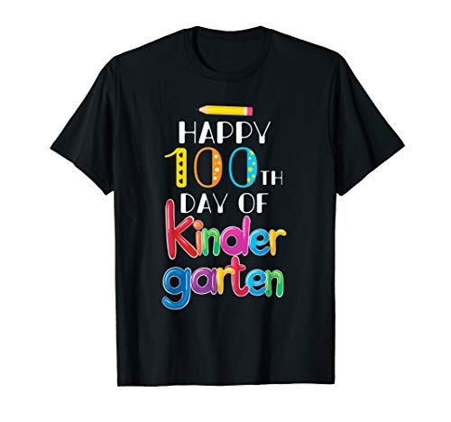 Happy 100th Day of School For Teacher  and  Student Kid Gifts T-Shirt
