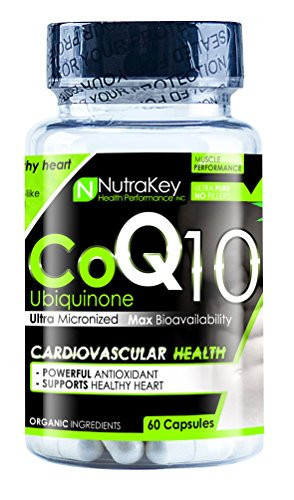 NutraKey COQ10 Capsules  60 Count