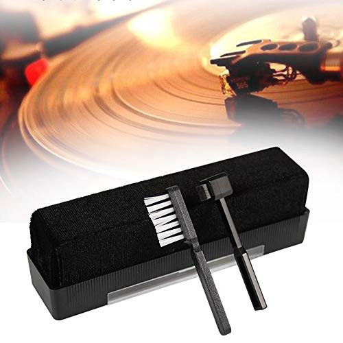 3pcs Record Cleaner Brush  Vinyl Disc Cleaning Kit  Vinyl Cleaning Carbon Fiber Anti-Static Record Brush  Carbon Fiber Soft Dust Remove Keep Your Vinyl Sounding Awesome