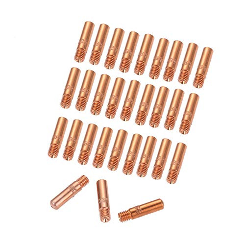 Contact Tips for Mig Welding 11-35 0.035" Fit for Tweco Mini 1  Tweco 180  Lincoln Magnum 100L Amp MIG guns  Pack of 30