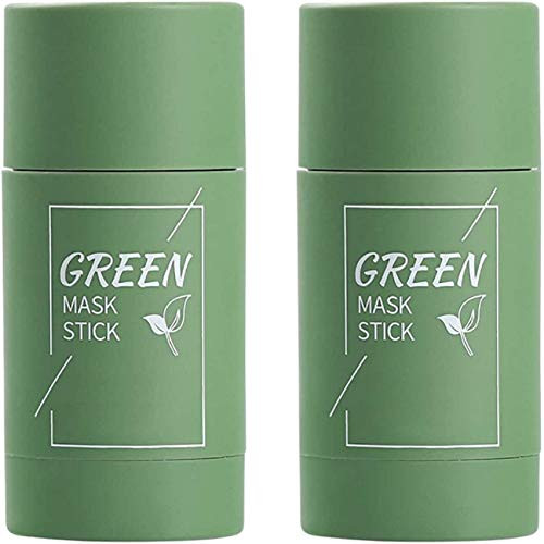 2Pcs Green Tea Purifying Clay Stick Mask The Green Tea Exfoliating Mask Removes Blackheads And Deep Cleansing Oil Control And Anti-Acne Solid And Fine Suitable for All Skin Types 2Pcs Green Tea Purifying Clay Stick Mask The Green Tea Exfoliating Mask Removes Blackheads And Deep Cleansing Oil Control And Anti-Acne Solid And Fine Suitable for All Skin Types