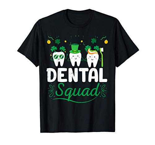 Tooth Leprechaun Hat Dental Squad Dentist St Patrick's Day T-Shirt