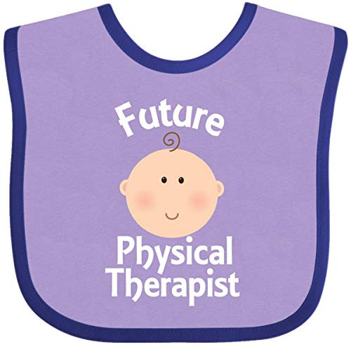 Inktastic Future Physical Therapist Occupation Gift Baby Bib Lavender and Purple Inktastic Future Physical Therapist Occupation Gift Baby Bib Lavender and Purple