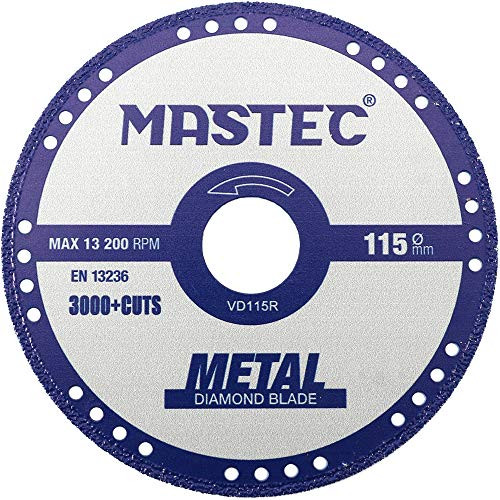 MASTEC Metal Cutting Blades 4 1 2 Inch Rim Cut Off disc 7 8 Inch Arbor