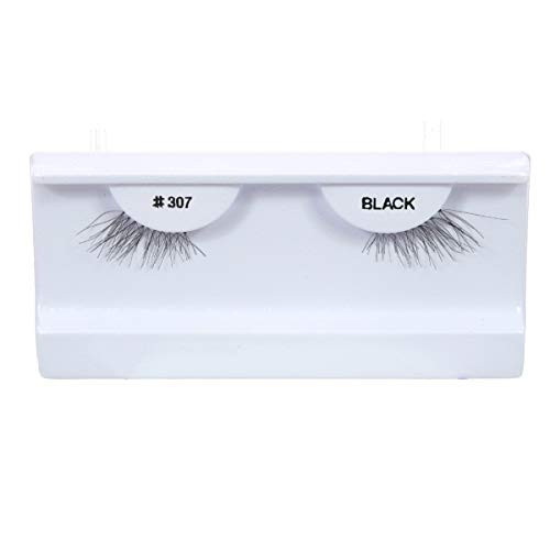 10 Pairs 100% Human Hair False Eyelashes Natural Black  307