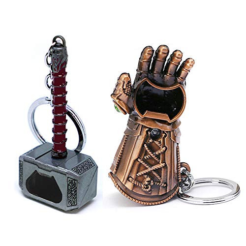 Nidavellir 2-Pack Mjolnir Keychain Bottle Opener Infinity Gauntlet Keychain Bottle Opener Thor Hammer Keychain Bottle Opener Thanos Glove Keychain Bottle Opener Nidavellir 2-Pack Mjolnir Keychain Bottle Opener Infinity Gauntlet Keychain Bottle Opener Thor Hammer Keychain Bottle Opener Thanos Glove Keychain Bottle Opener
