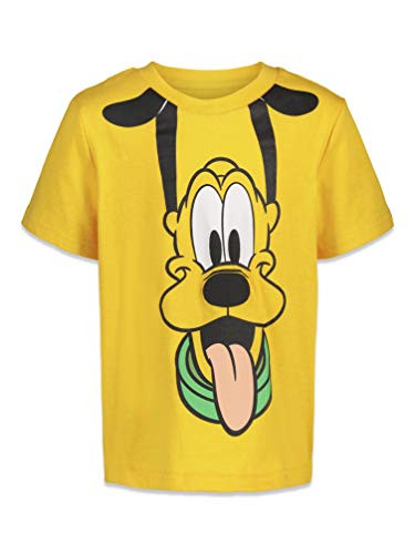 Disney Pluto Toddler Boys Graphic Short Sleeve T-Shirt Orange 2T