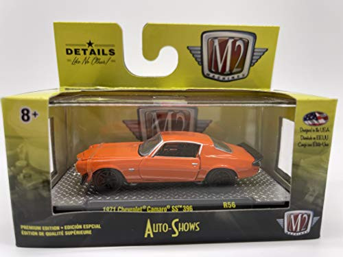 M2 Machines by M2 Collectible Auto-Shows 1971 Chevy Camaro SS396 1 64 Scale R56 19-33 Orange Details Like NO Other 1 of 7000 M2 Machines by M2 Collectible Auto-Shows 1971 Chevy Camaro SS396 1 64 Scale R56 19-33 Orange Details Like NO Other 1 of 7000