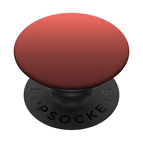 Dark Coral Ombre Burnt Orange Color Gradient Gift Zx PopSockets PopGrip  Swappable Grip for Phones  and  Tablets