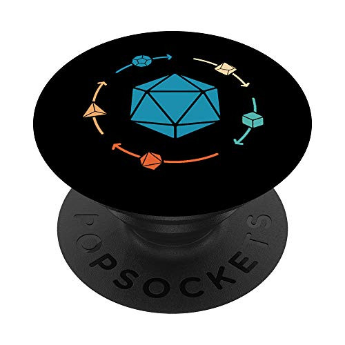 Tabletop RPG board game Dice universe D 20 PopSockets PopGrip Swappable Grip for Phones and Tablets Tabletop RPG board game Dice universe D 20 PopSockets PopGrip Swappable Grip for Phones and Tablets