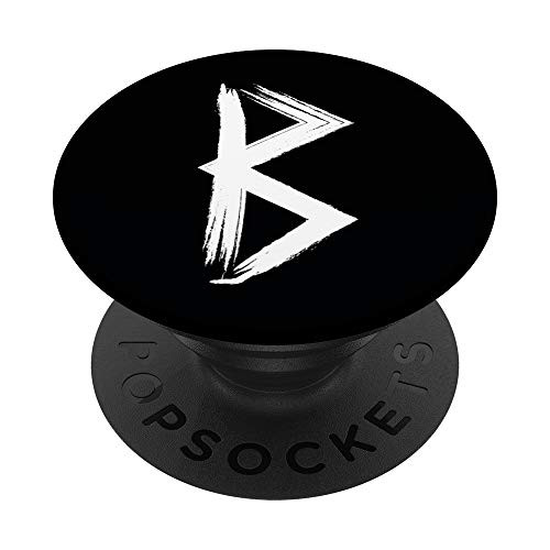 Saxon Germanic Norse Viking Rune Runic Symbol - Berkanan B PopSockets PopGrip  Swappable Grip for Phones  and  Tablets