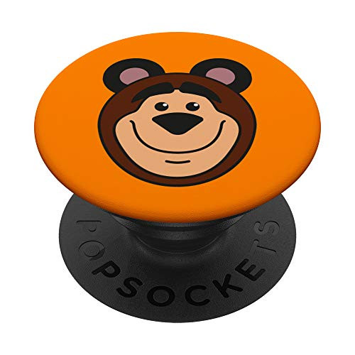 Bear Orange PopSockets PopGrip  Swappable Grip for Phones  and  Tablets
