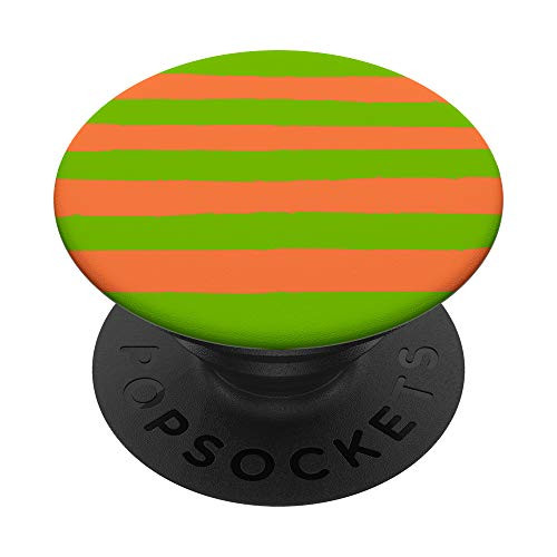 Modern Stripes Yellow Green  and  Orange AEW633 PopSockets PopGrip  Swappable Grip for Phones  and  Tablets