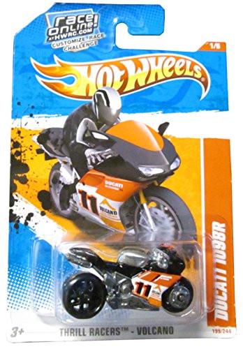 Hot Wheels DUCATI 1098R Thrill Racers Volcano  Black