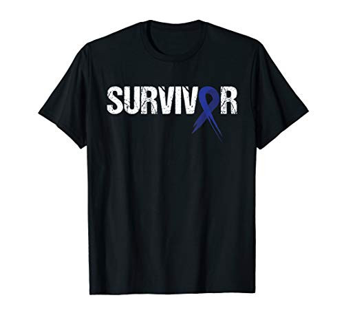 Colon Cancer Survivor Gift For Men Women Find A Cure T-Shirt
