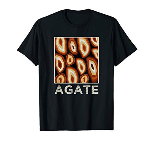 Paint Agate Hunting Mineral Rock Collector Rockhound Agates T-Shirt