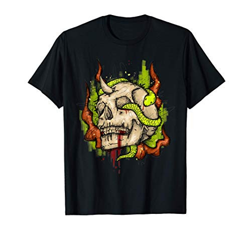 Graffiti Artist Street Art Spray Paint Skull Urban Graffiti T-Shirt