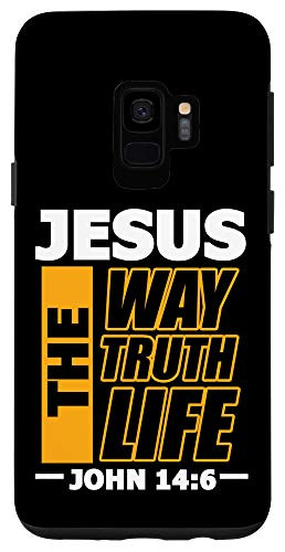 Galaxy S9 Jesus The Way Truth Life John 14 6 Christian Bible Verse Case