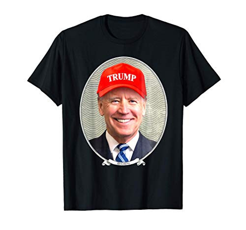 Joe Biden Wearing Hat Trump T-Shirt