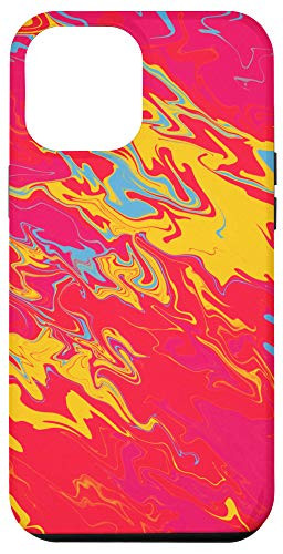 iPhone 12 Pro Max Paint Splatter Abstract Design Case