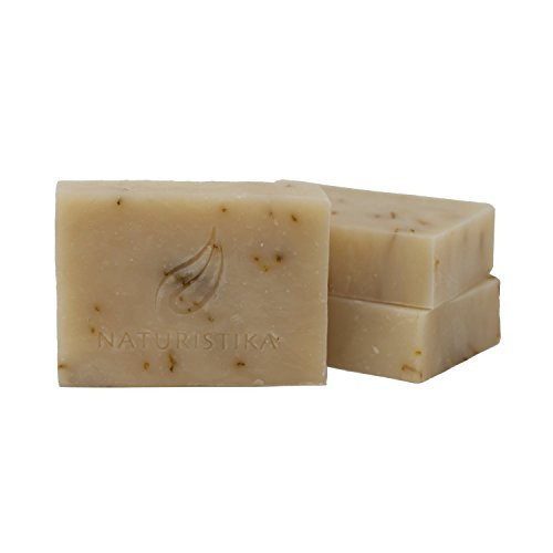 Aloe and Calendula Soap Bar  3 Pack   Vegan and All Natural Handcrafted with Organic Oils. Face and Body Soap. For Men  Women and Teens. Unscented with Shea Butter.