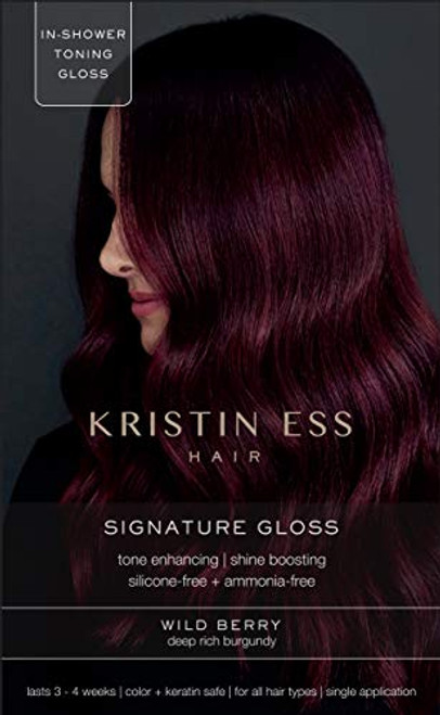 Kristin Ess The One Signature Hair Gloss - Wild Berry Deep Rich Burgundy Kristin Ess The One Signature Hair Gloss - Wild Berry Deep Rich Burgundy
