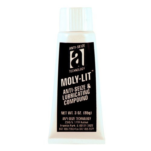 Moly-LIT 12003 Molydbenum Disulfide and Graphite Anti-Seize Compound  3 oz  Black  Paste