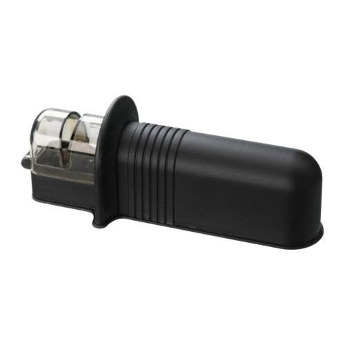 Ikea 571.452.96 Knife Sharpener  6.25"x 2.25"x 2.25"  Black