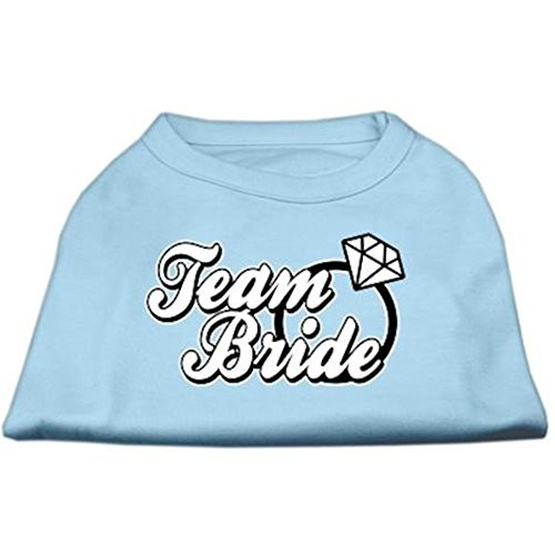 Mirage Pet Product Team Bride Screen Print Shirt Baby Blue Med