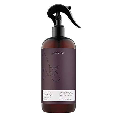 Illume Elemental Collection  Cypress Lavender  16.5oz Purpose Cleaner  Purple