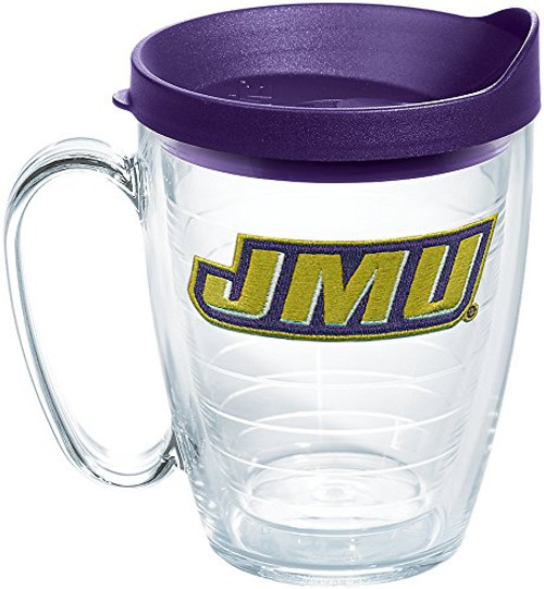 Tervis James Madison University JMU Dukes Insulated Tumbler  16oz Mug - Tritan  Primary Logo