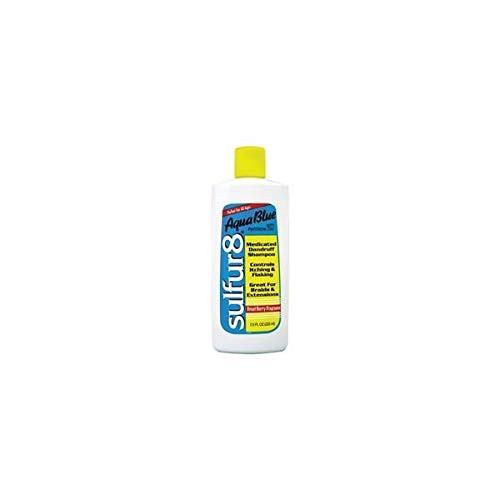 Sulfur 8 Aqua Blue Medicated Dandruff Shampoo 7.5Oz