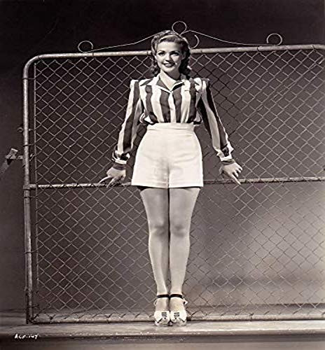 Posterazzi DAP11290 Anne Gwynne - Fence Photo Print  8 x 10  Multi