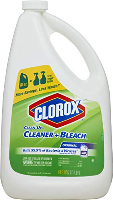 Clorox Clean-Up All Purpose Cleaner with Bleach Original  64 Ounce Refill Bottle  Package May Vary