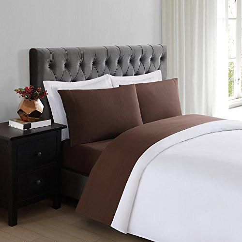 Truly Soft Everyday Brown Twin Sheet Set