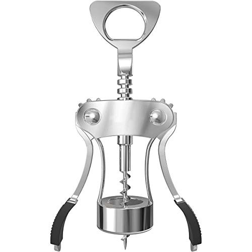 CUXIN Corkscrew Red Wine Opener Wine Opener Zinc Alloy Premium Wing Corkscrew Wine Bottle Opener with Multifunctional Bottles Opener
