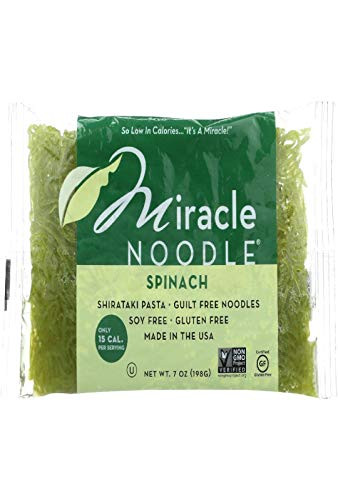 Miracle Noodle Spinach Angel Hair Noodle  7 oz